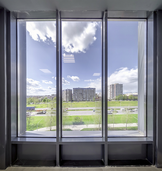 Холодное глухое остекление